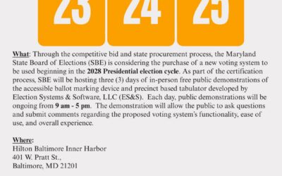 Accessible Voting System Demonstrations